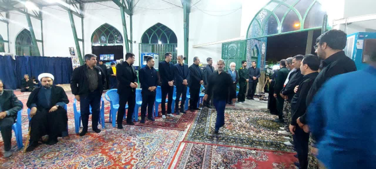 بزرگداشت شهدای خدمت در مصلی نماز جمعه زیباشهر( حسینیه امام رضا علیه السلام )