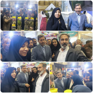 بازدید دکتر جمالی نژاد استاندار محترم اصفهان و خانم دکتر سعیدی نماینده محترم مردم شریف شهرستان مبارکه از غرفه گردشگری شهرداری زیباشهر در نمایشگاه بین‌المللی اصفهان