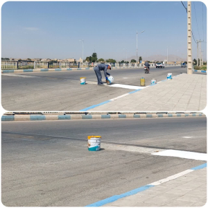 رنگ آمیزی سرعتکاه ها و  آرامسازهای معابر سطح شهر