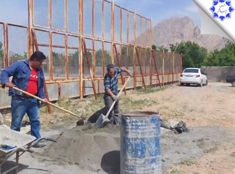 تکمیل عملیات بهسازی و ایمن سازی زمین فوتبال ساحلی