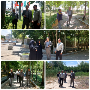 بازدید میدانی مهندس صابری شهردار زیباشهر از پارک ساحلی