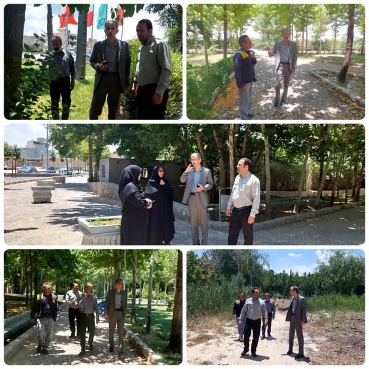 بازدید میدانی مهندس صابری شهردار زیباشهر از پارک ساحلی