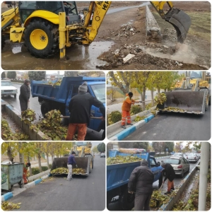 لایروبی مسیل ها در فصل پاییز و بارندگی