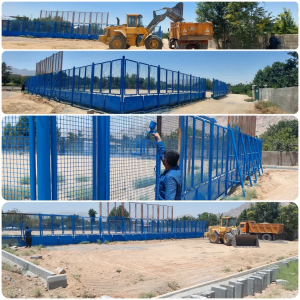 بهسازی و ایمن سازی زمین فوتبال ساحلی