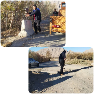 ایمن سازی جاده دسترسی به پل نکوآباد بطرف خیابان سیدالشهدا(ع)  زیباشهر