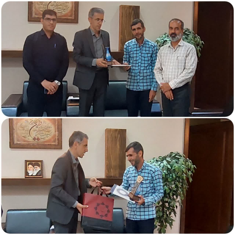 جلسه مهندس صابری شهردار با آقای ابراهیمی فعال فرهنگی در خصوص همکاری جهت برنامه های فرهنگی