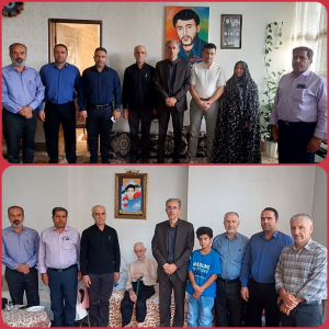 دیدار مجموعه مدیریت شهری  زیباشهر با خانواده معظم شهدا زیباشهر