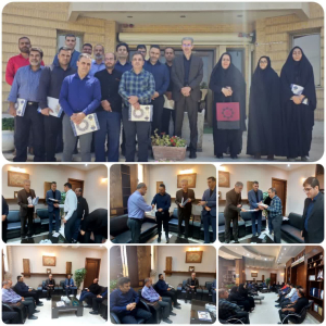 تقدیر از کارمندان خدوم شهرداری زیباشهر به مناسبت هفته دولت و روز کارمند