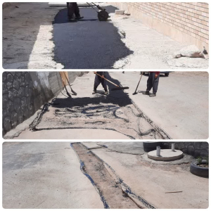 عملیات لکه گیری و ترمیم ترانشه های معابر