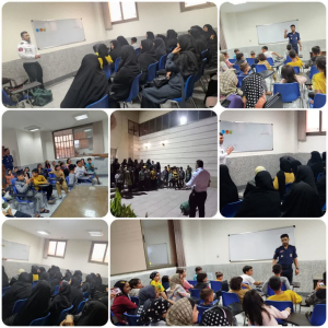 آموزش و مانور اطفای حریق و آشنایی با کپسول آتش نشانی