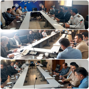 برگزاری جلسه ستاد مدیریت بحران شهرداری زیباشهر