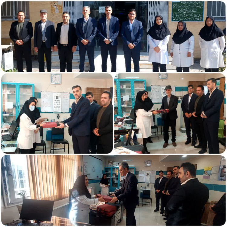 تجلیل مدیریت شهری زیباشهر از پرستاران مرکز خدمات جامع سلامت زیباشهر به مناسبت ولادت حضرت زینب (س) و روز پرستار