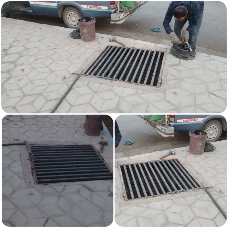 نصب دریچه  والوهای سرقت شده در راستای ایمنی شهروندان