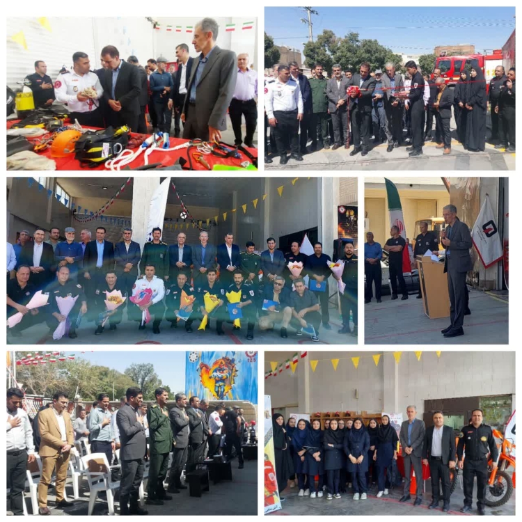 افتتاحیه نمایشگاه تخصصی آتش نشانی و خدمات ایمنی