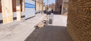 عملیات کانیو گذاری و اصلاح آبرو در  معابر سطح شهر