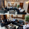 جلسه مدیریت شهری زیباشهر با رئیس پليس راهور شهرستان مبارکه