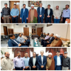 دیدار صمیمانه مدیریت شهری و امام جمعه زیباشهر با  ریاست دادگستری و دادستان شهرستان مبارکه