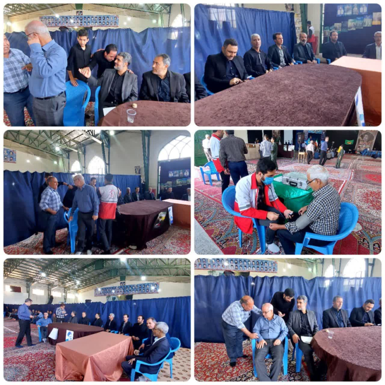 برپایی میز خدمت به مناسبت سوم خرداد سالروز آزادی خرمشهر