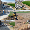 گزارش تصویری شروع اجرای عملیات دیوار سنگی حائل کوچه شهید مرتضی باقری در راستای ایمن سازی و آزاد سازی معبر