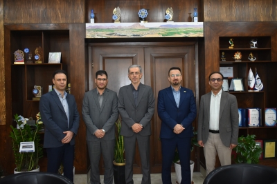 دیدار رئیس ارتباطات منطقه‌ای و بین‌المللی فولاد مبارکه با شهردار زیباشهر به مناسبت روز شهرداری‌ها و دهیاری‌ها