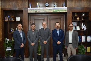 دیدار رئیس ارتباطات منطقه‌ای و بین‌المللی فولاد مبارکه با شهردار زیباشهر به مناسبت روز شهرداری‌ها و دهیاری‌ها